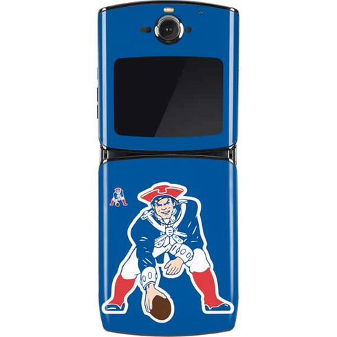 NFL New England Patriots Retro Logo Motorola RAZR Skin