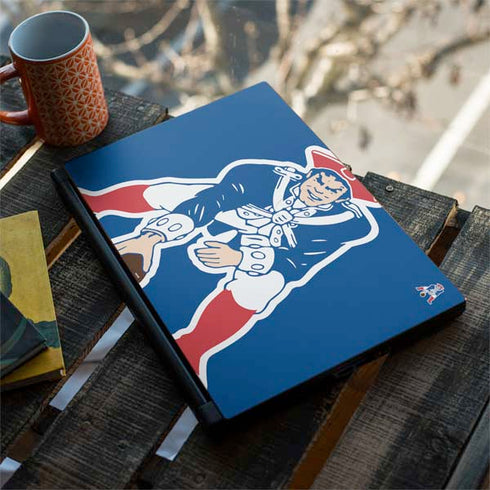 NFL New England Patriots Retro Logo MSI GS65 Stealth Laptop Skin