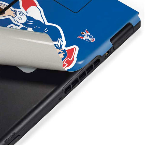 NFL New England Patriots Retro Logo Nintendo Switch Bundle Skin