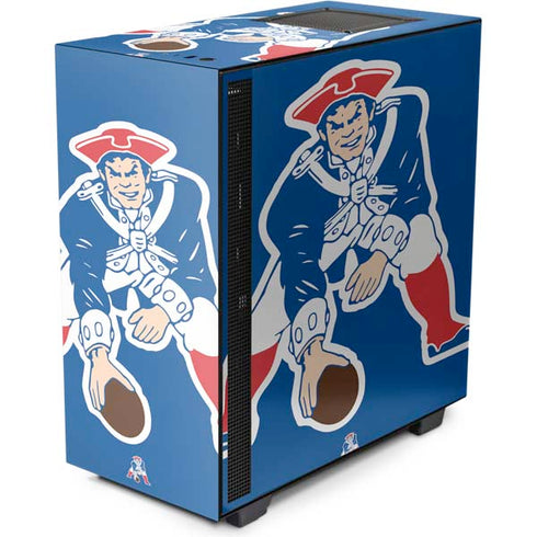 NFL New England Patriots Retro Logo NZXT H510 Compact ATX Mid-Tower Case Skin