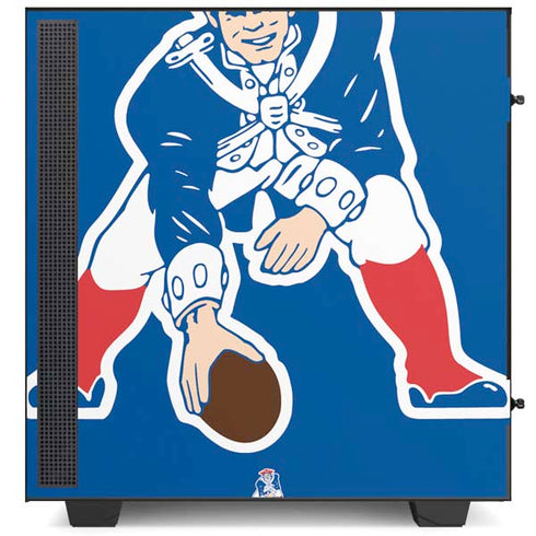 NFL New England Patriots Retro Logo NZXT H510 Compact ATX Mid-Tower Case Skin