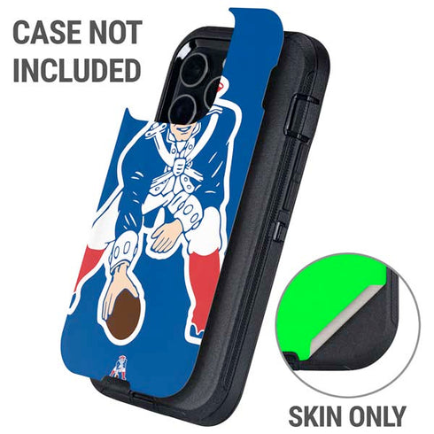 NFL New England Patriots Retro Logo Otterbox Defender iPhone Skin