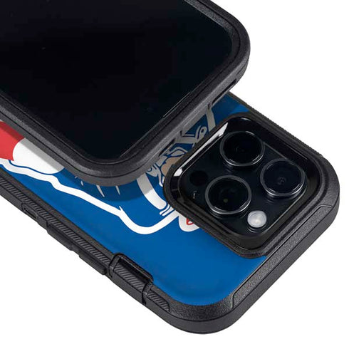 NFL New England Patriots Retro Logo Otterbox Defender iPhone Skin