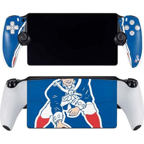 NFL New England Patriots Retro Logo PlayStation Portal Remote Player Skin