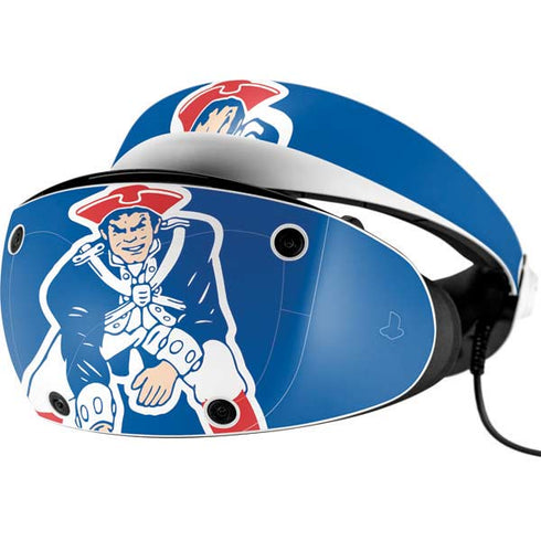 NFL New England Patriots Retro Logo PlayStation VR2 Skin