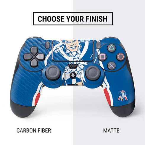 NFL New England Patriots Retro Logo PS4 Controller Skin