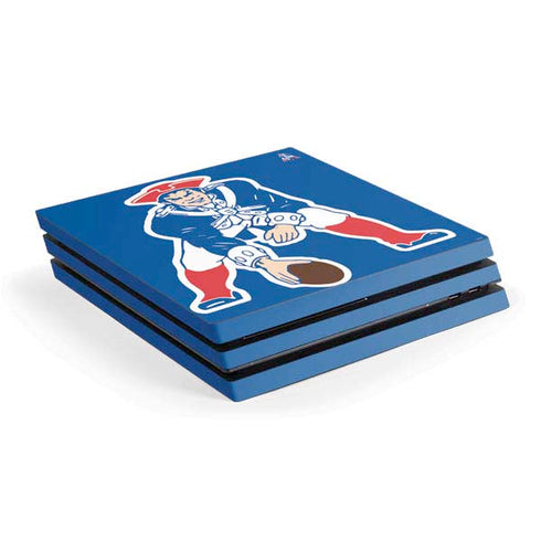 NFL New England Patriots Retro Logo PS4 Pro Console Skin