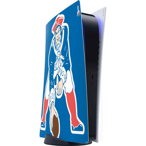 NFL New England Patriots Retro Logo PS5 Digital Edition Console Skin