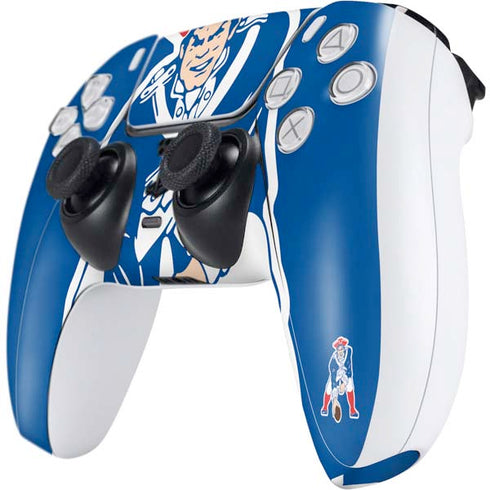 NFL New England Patriots Retro Logo PS5 Controller Skin
