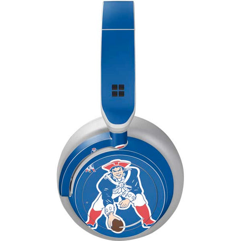 NFL New England Patriots Retro Logo Surface Headphones Skin