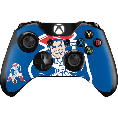 NFL New England Patriots Retro Logo Xbox One Controller Skin