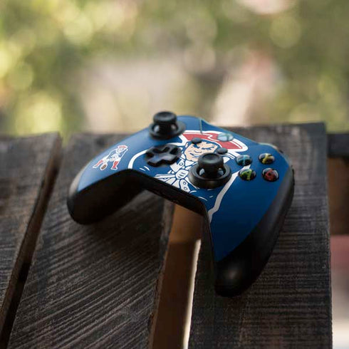 NFL New England Patriots Retro Logo Xbox One X Controller Skin