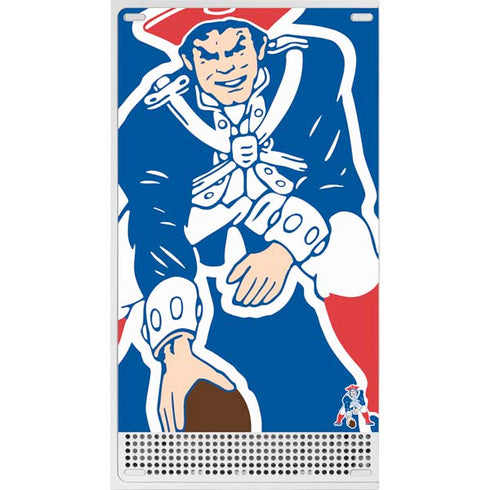 NFL New England Patriots Retro Logo Xbox Series S Console Skin