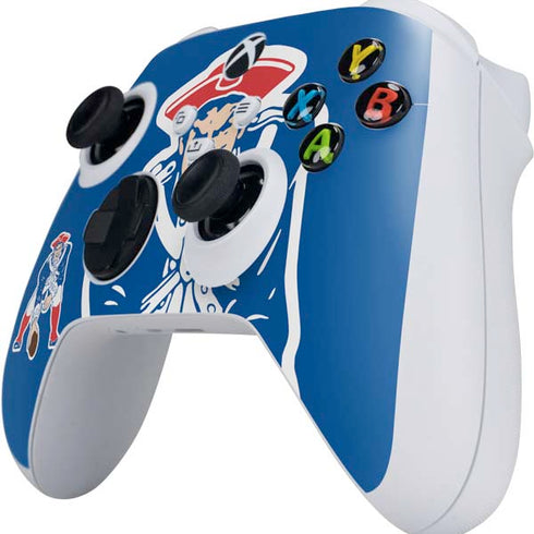 NFL New England Patriots Retro Logo Xbox Series S Controller Skin