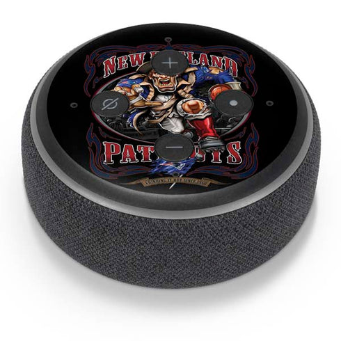 Liquid Blue NFL New England Patriots Running Back Amazon Echo Dot Skin