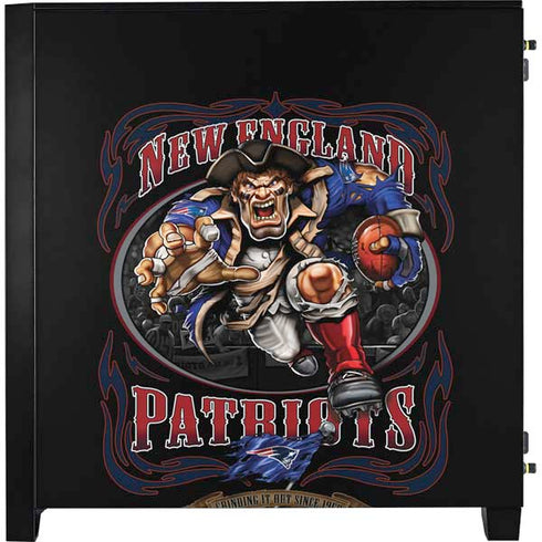 Liquid Blue NFL New England Patriots Running Back Corsair 4000D Tempered Glass Mid-Tower ATX Case Skin