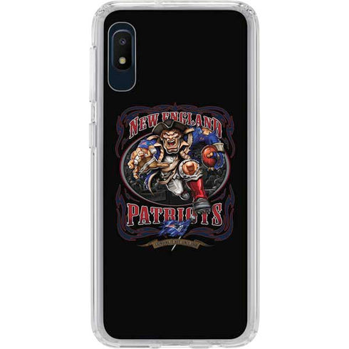 Liquid Blue NFL New England Patriots Running Back Galaxy A10e Clear Case