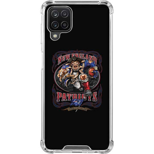 Liquid Blue NFL New England Patriots Running Back Galaxy A12 Clear Case