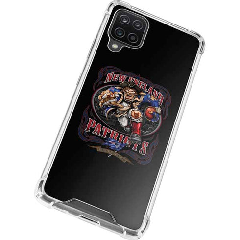 Liquid Blue NFL New England Patriots Running Back Galaxy A12 Clear Case