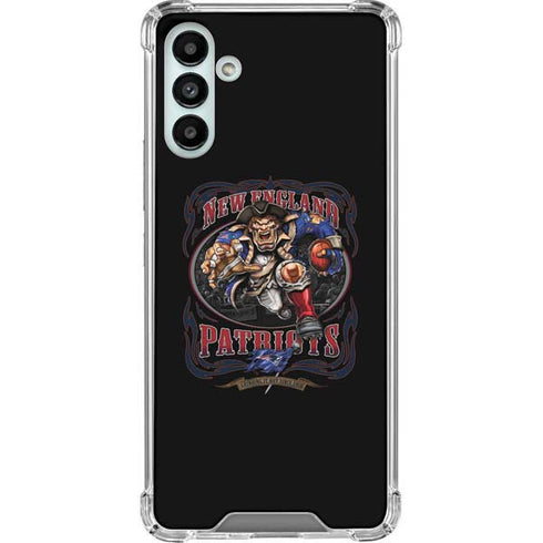Liquid Blue NFL New England Patriots Running Back Galaxy A13 5G Clear Case