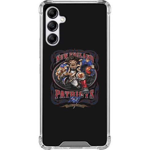 Liquid Blue NFL New England Patriots Running Back Galaxy A14 5G Clear Case