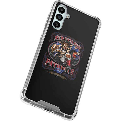 Liquid Blue NFL New England Patriots Running Back Galaxy A14 5G Clear Case