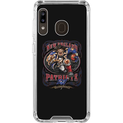 Liquid Blue NFL New England Patriots Running Back Galaxy A30 Clear Case