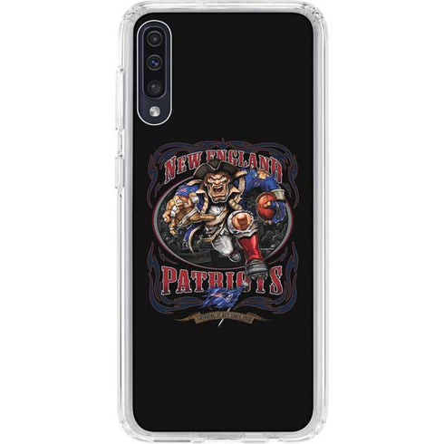 Liquid Blue NFL New England Patriots Running Back Galaxy A50 Clear Case