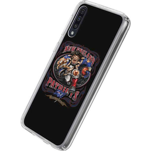 Liquid Blue NFL New England Patriots Running Back Galaxy A50 Clear Case