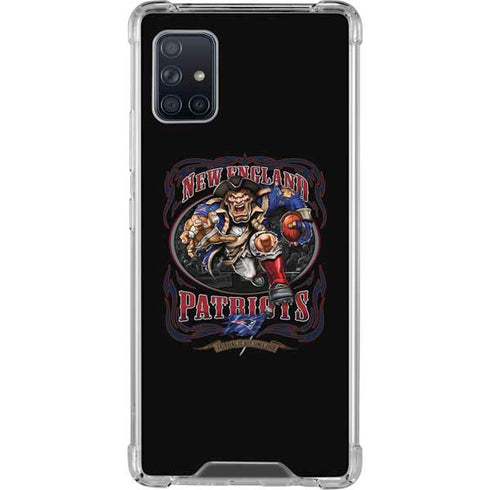 Liquid Blue NFL New England Patriots Running Back Galaxy A51 5G Clear Case