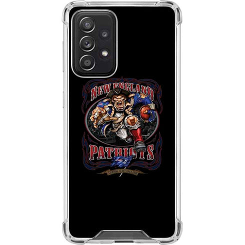 Liquid Blue NFL New England Patriots Running Back Galaxy A52 5G Clear Case