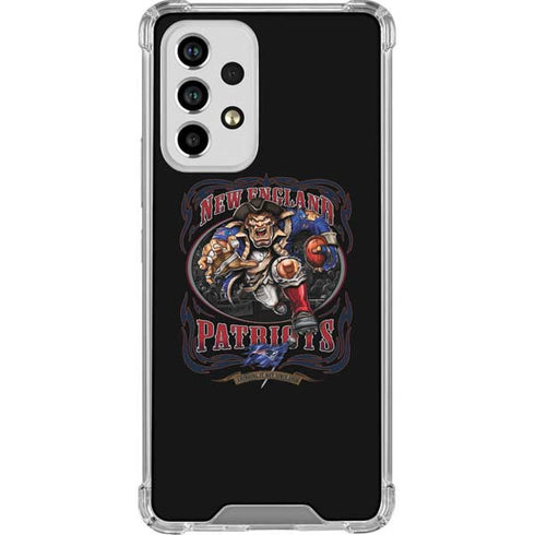 Liquid Blue NFL New England Patriots Running Back Galaxy A53 5G Clear Case