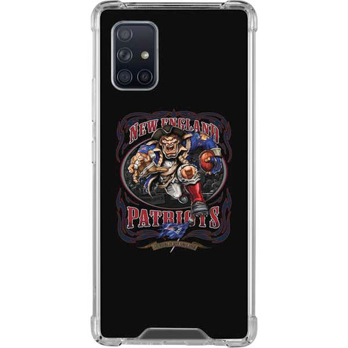 Liquid Blue NFL New England Patriots Running Back Galaxy A71 5G Clear Case