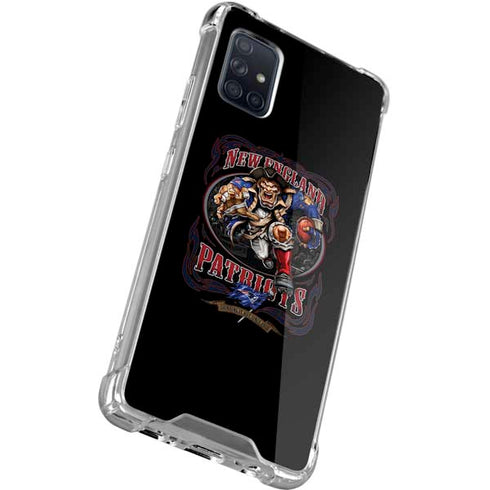 Liquid Blue NFL New England Patriots Running Back Galaxy A71 5G Clear Case