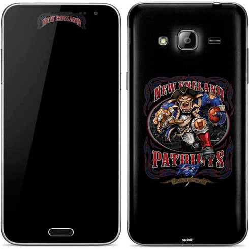 Liquid Blue NFL New England Patriots Running Back Galaxy J3 Skin