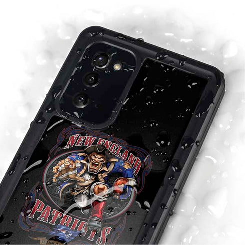 Liquid Blue NFL New England Patriots Running Back Galaxy Note20 5G Waterproof Case