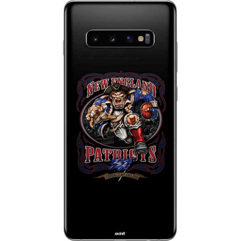 Liquid Blue NFL New England Patriots Running Back Galaxy S10 Plus Skin