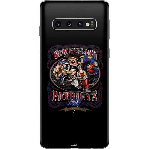 Liquid Blue NFL New England Patriots Running Back Galaxy S10 Skin