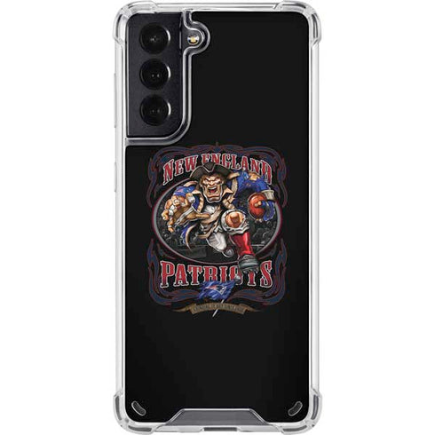 Liquid Blue NFL New England Patriots Running Back Galaxy S21 5G Clear Case