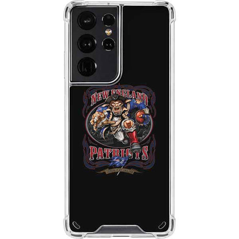 Liquid Blue NFL New England Patriots Running Back Galaxy S21 Ultra 5G Clear Case