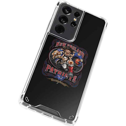 Liquid Blue NFL New England Patriots Running Back Galaxy S21 Ultra 5G Clear Case