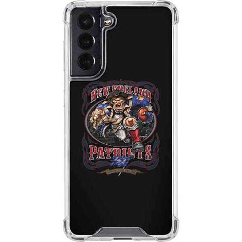 Liquid Blue NFL New England Patriots Running Back Galaxy S22 Clear Case