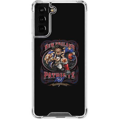 Liquid Blue NFL New England Patriots Running Back Galaxy S22 Plus Clear Case
