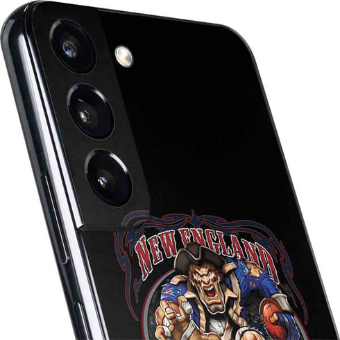 Liquid Blue NFL New England Patriots Running Back Galaxy S22 Plus Skin