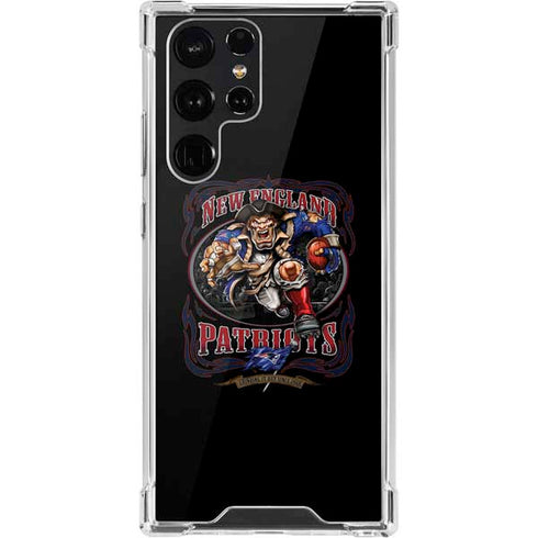 Liquid Blue NFL New England Patriots Running Back Galaxy S22 Ultra Clear Case