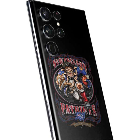 Liquid Blue NFL New England Patriots Running Back Galaxy S22 Ultra Skin
