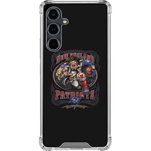 Liquid Blue NFL New England Patriots Running Back Galaxy S23 FE Clear Case