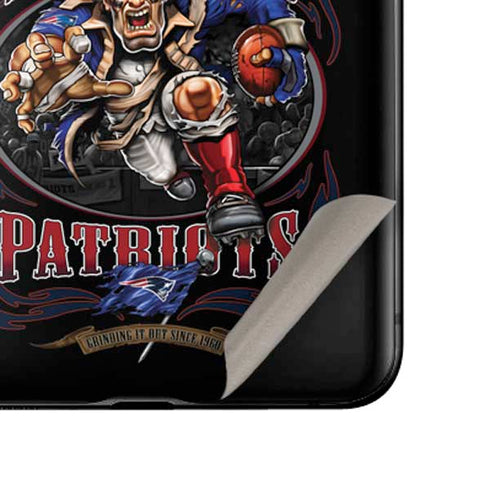 Liquid Blue NFL New England Patriots Running Back Galaxy Z Flip Skin