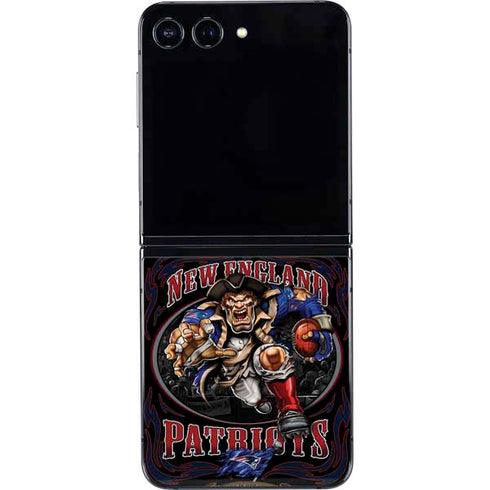 Liquid Blue NFL New England Patriots Running Back Galaxy Z Flip5 5G Skin