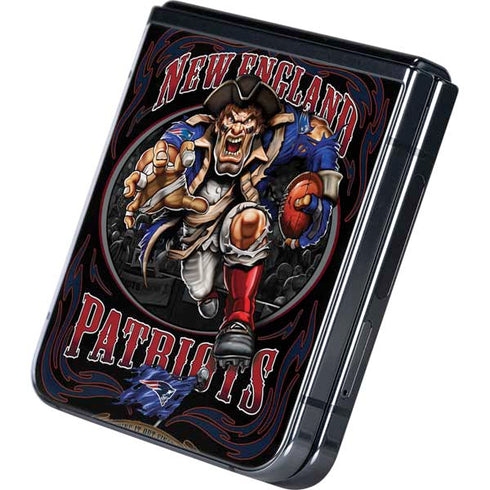 Liquid Blue NFL New England Patriots Running Back Galaxy Z Flip5 5G Skin